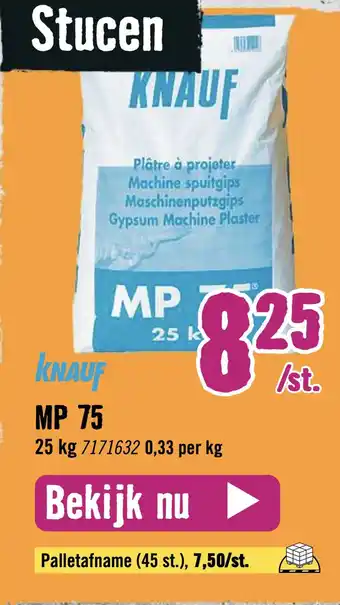 Hornbach MP 75 aanbieding