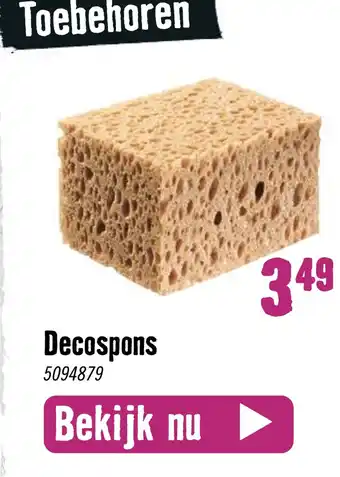 Hornbach Decospons 5094879 aanbieding