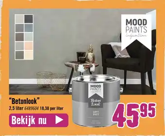 Hornbach "Betonlook" 2,5 liter 6489604 18,38 per liter aanbieding