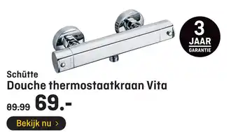 Hubo Schütte Douche thermostaatkraan Vita aanbieding