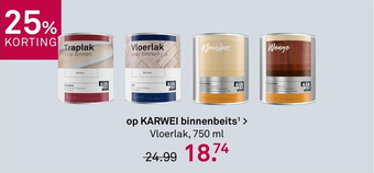 Karwei KARWEI binnenbeits aanbieding