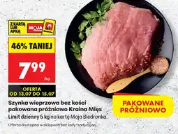 Biedronka Kraina Mięs szynka wieprzowa bez kości aanbieding