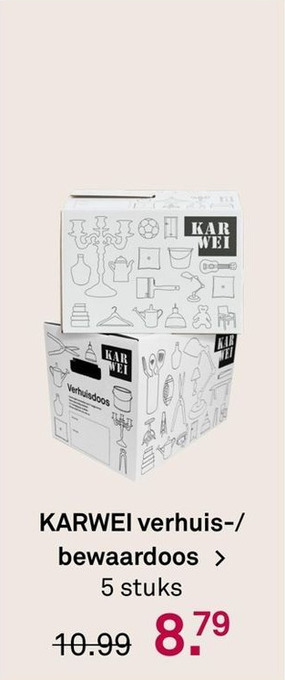Karwei KARWEI verhuis-/ bewaardoos aanbieding