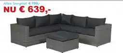 Tuinmeubelland Altea loungeset aanbieding