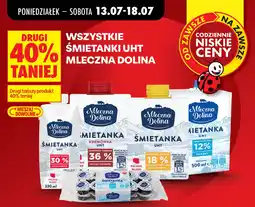 Biedronka Wszystkie Smietanki UHT Mleczna Dolina aanbieding