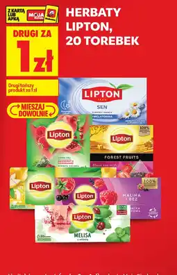 Biedronka herbaty lipton aanbieding