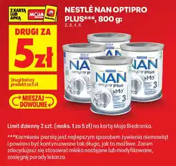 Biedronka Nestlé NAN OPTIPRO PLUS aanbieding