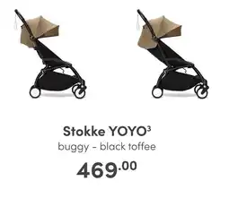 Baby & Tiener Stokke yoyo3 buggy - black toffee aanbieding