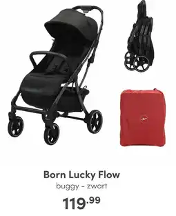 Baby & Tiener Born Lucky Flow buggy - zwart aanbieding