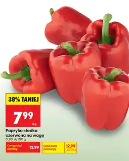 Biedronka Papryka słodka czerwona na wagę aanbieding