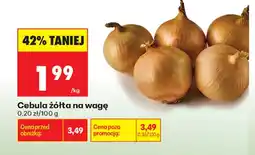 Biedronka Cebula żółta na wagę aanbieding