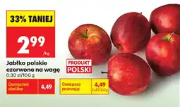 Biedronka jabłko polskie czerwone na wagę aanbieding