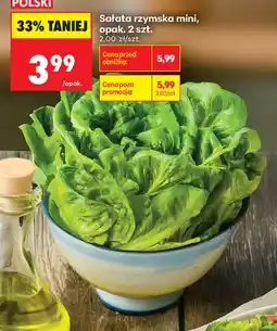 Biedronka Sałata rzymska mini aanbieding