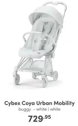 Baby & Tiener Cybex Coya Urban Mobility buggy - white | white aanbieding