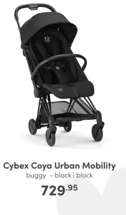 Baby & Tiener Cybex Coya Urban Mobility buggy - black | black aanbieding