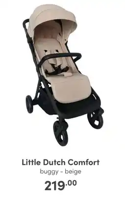 Baby & Tiener Little Dutch Comfort buggy - beige aanbieding