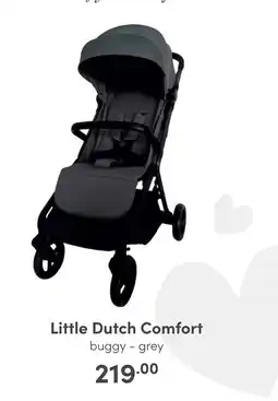 Baby & Tiener Little Dutch Comfort buggy - grey aanbieding