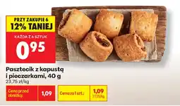 Biedronka Pasztecik z kapustÄ… i pieczarkami aanbieding