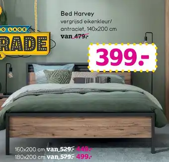 Leen Bakker Bed Harvey aanbieding