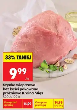 Biedronka Kraina Mięs szynka wieprzowa aanbieding