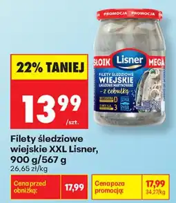 Biedronka Lisner filety śledziowe wiejskie XXL aanbieding