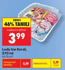 Biedronka Lody Iza Koral aanbieding