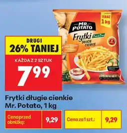 Biedronka Mr. Potato frytki długie cienkie aanbieding