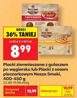 Biedronka Nasze Smaki Placki ziemniaczane aanbieding