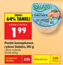 Biedronka Pasta Kanapkowa Rybna Salato aanbieding