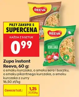 Biedronka Zupa Instant Reeva aanbieding