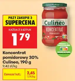 Biedronka Culineo koncentrat pomidorowy 30% aanbieding