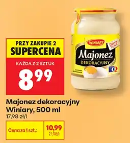 Biedronka Winiary majonez dekoracyjny aanbieding