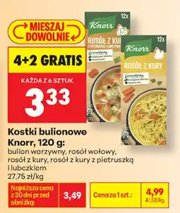 Biedronka Knorr kostki bulionowe aanbieding