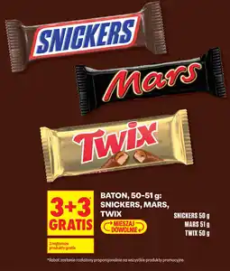 Biedronka Baton, Snickers, Mars, Twix aanbieding