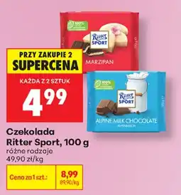 Biedronka Ritter Sport, Alpine Milk Chocolate aanbieding