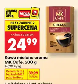 Biedronka MK Cafe kawa mielona crema aanbieding