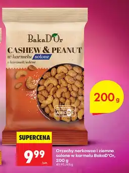 Biedronka BakaD'Or cashew & peanut w karmelu solone aanbieding