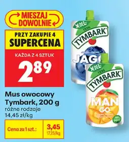 Biedronka Tymbark mus owocowy aanbieding