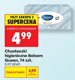 Biedronka Queen chusteczki higieniczne Balsam aanbieding