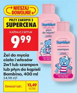 Biedronka Bambino plyn do kąpieli aanbieding
