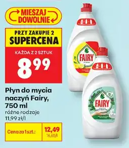 Biedronka Fairy Plyn do mycia naczyń aanbieding