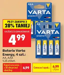 Biedronka Varta Energy aanbieding