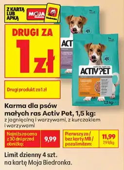 Biedronka Activ Pet aanbieding