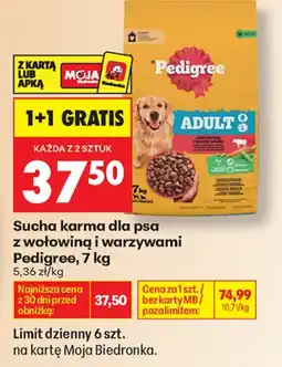 Biedronka Pedigree adult aanbieding
