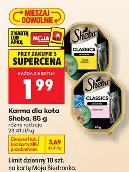 Biedronka Sheba Classics aanbieding