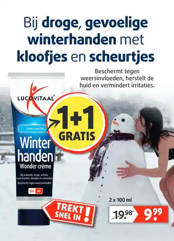 Lucovitaal Bij droge, gevoelige winterhanden met kloofjes en scheurtjes aanbieding