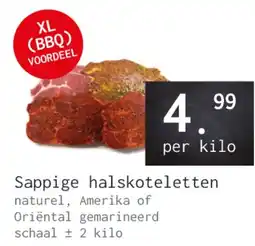 Naanhof Sappige halskoteletten aanbieding