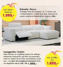 Sijben Ecksofa Rocco aanbieding
