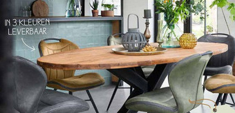 Pronto wonen Eettafel Romaro Ovaal aanbieding