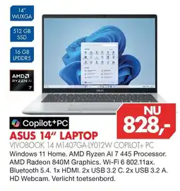Vobis Asus 14" laptop aanbieding